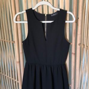 Gabrielle Rocha Black V Neck Black Dress Size S